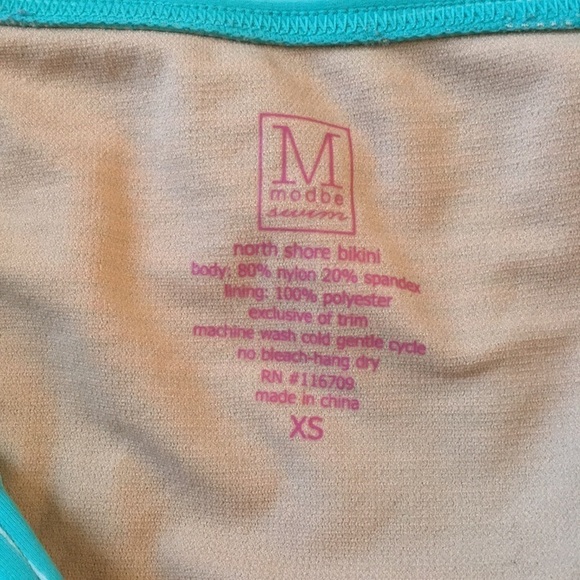 Modbe North Shore tankini Med Top XS Bottom - Picture 5 of 8